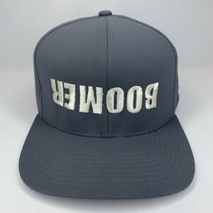 BOOMER Inverted Hat Kamel 301 Gray Adjustable Snapback Baseball Cap